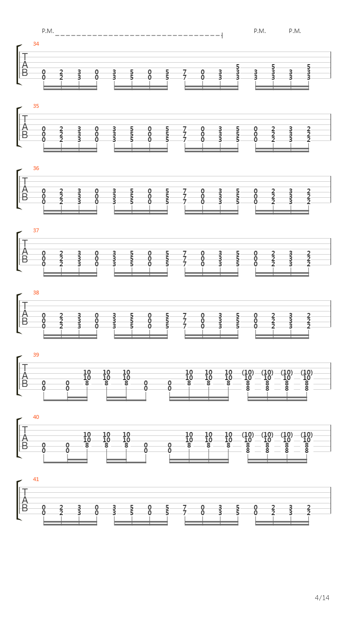 Depth Charge吉他谱