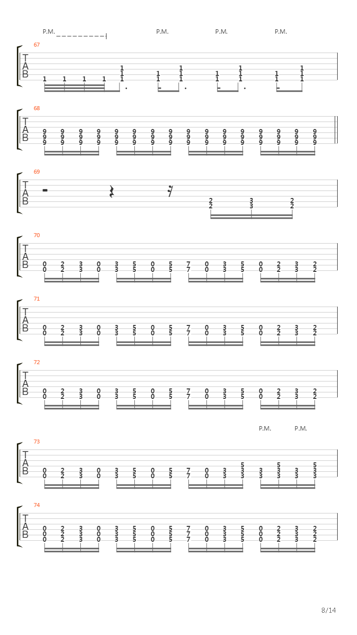 Depth Charge吉他谱