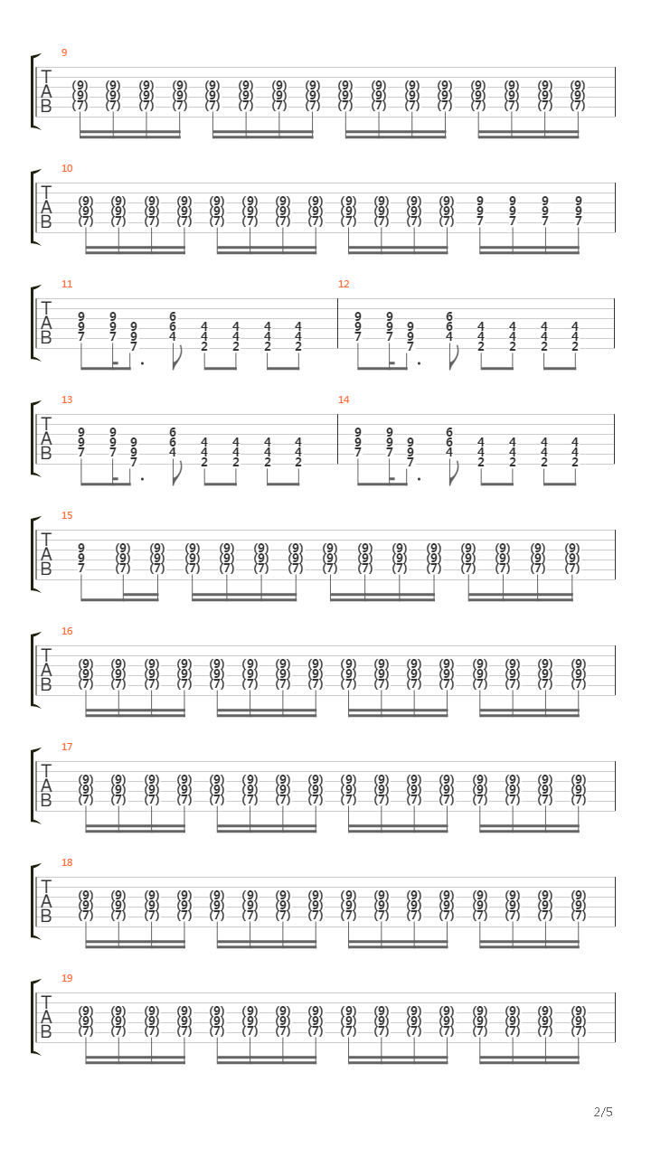 1 2xu吉他谱