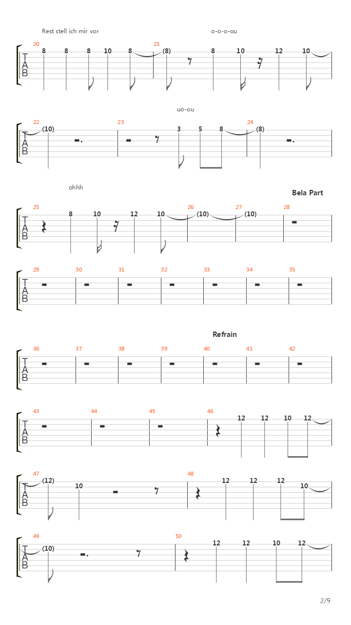 2000 Mdchen吉他谱