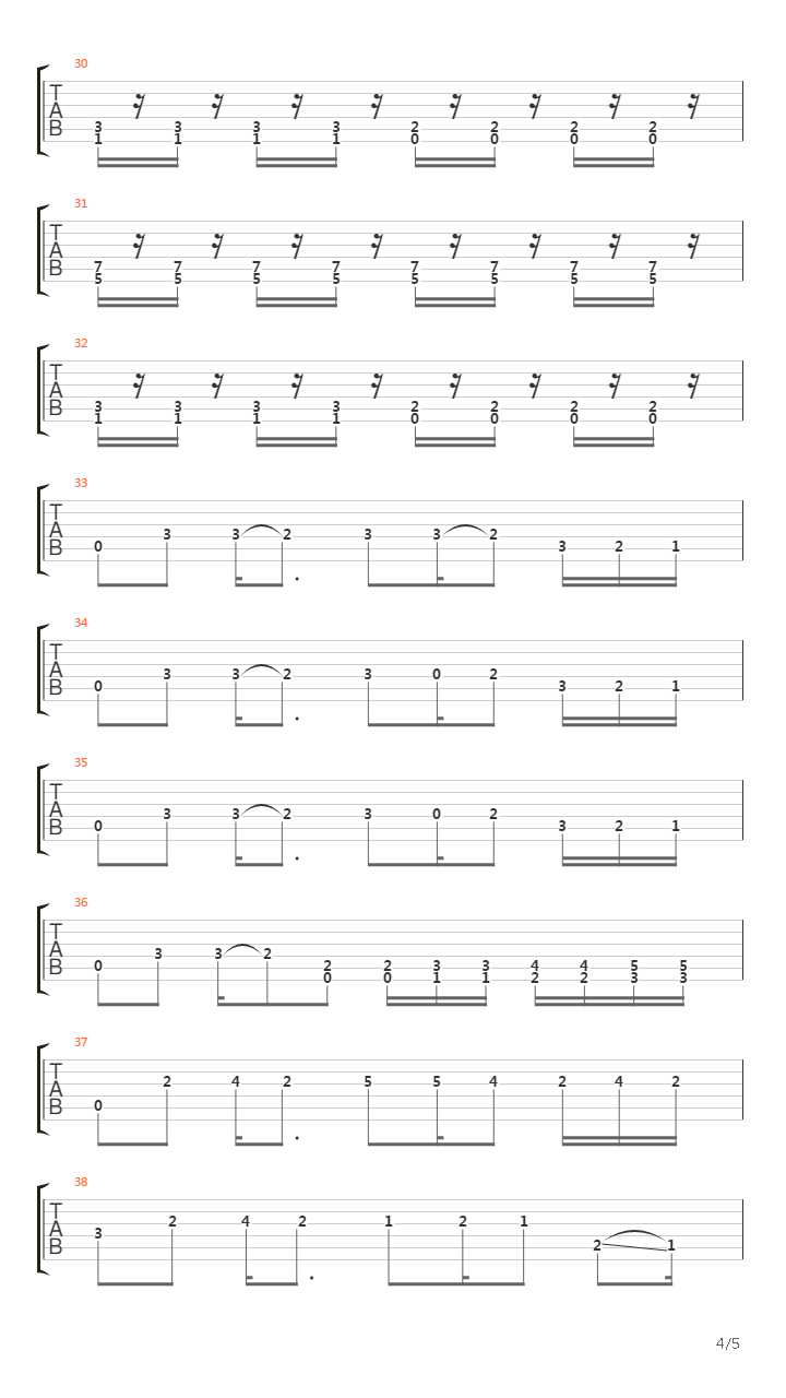 Aerzte Theme吉他谱