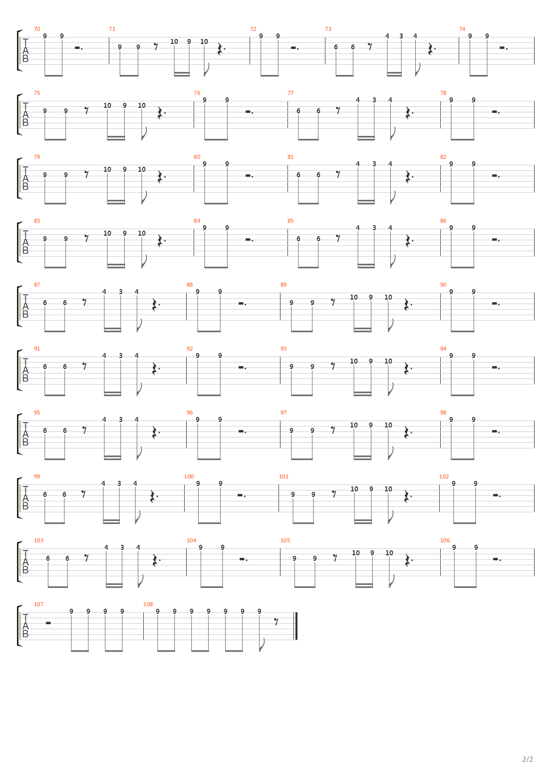 Blumen吉他谱
