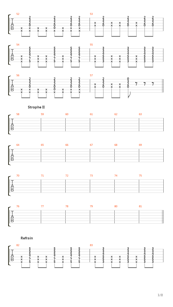 Die Nacht吉他谱