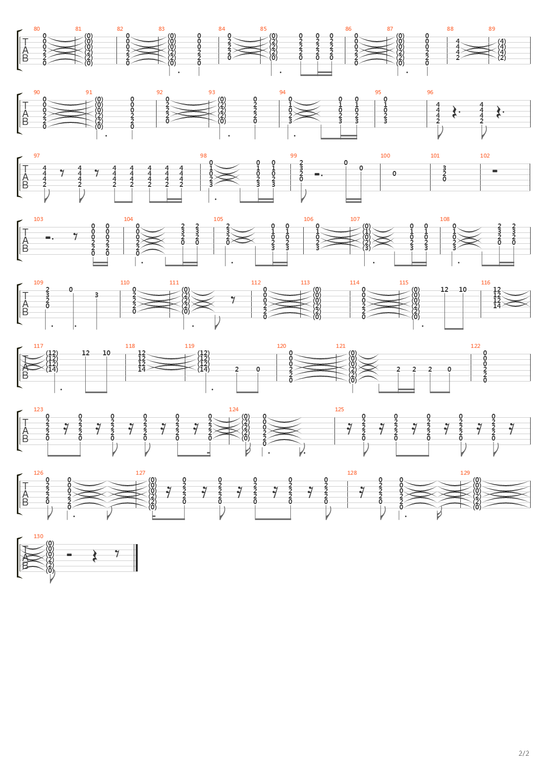 El Cattivo吉他谱