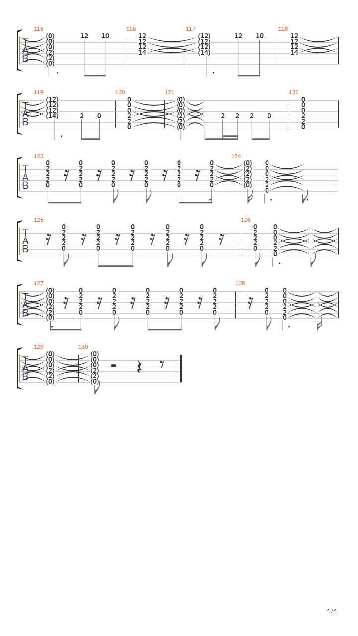 El Cattivo吉他谱
