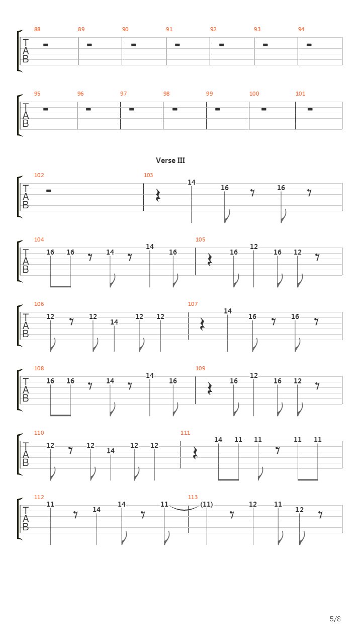 Gehn Wie Ein Gypter吉他谱