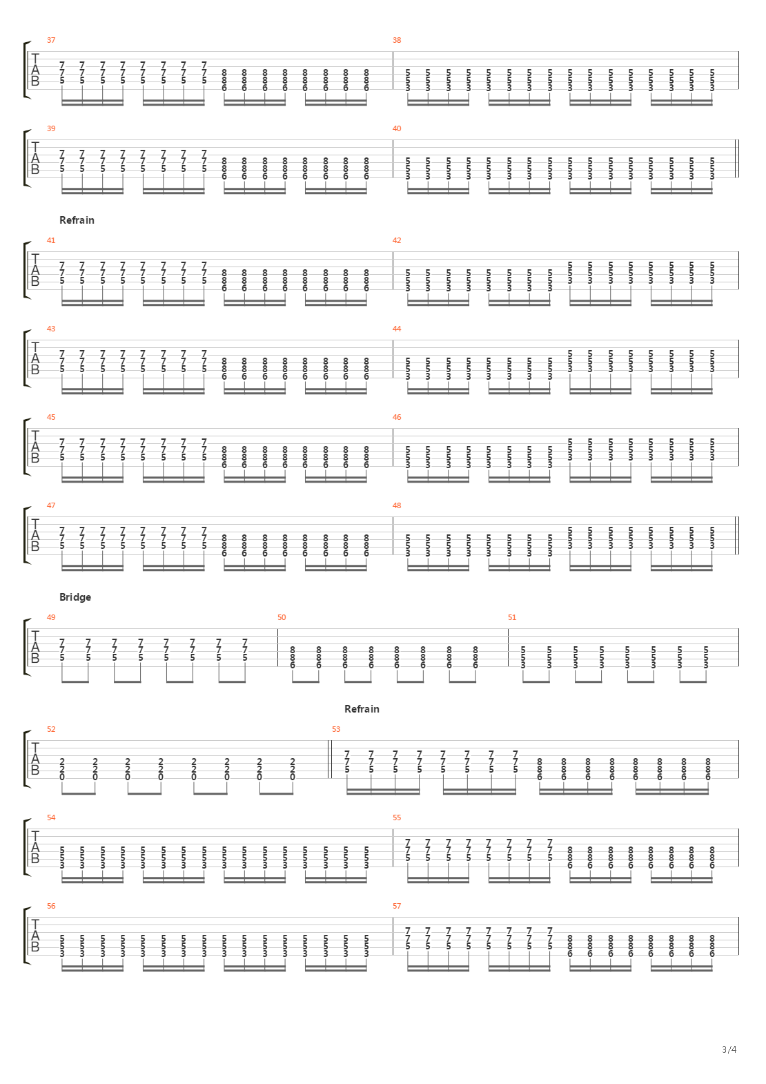 Grau吉他谱