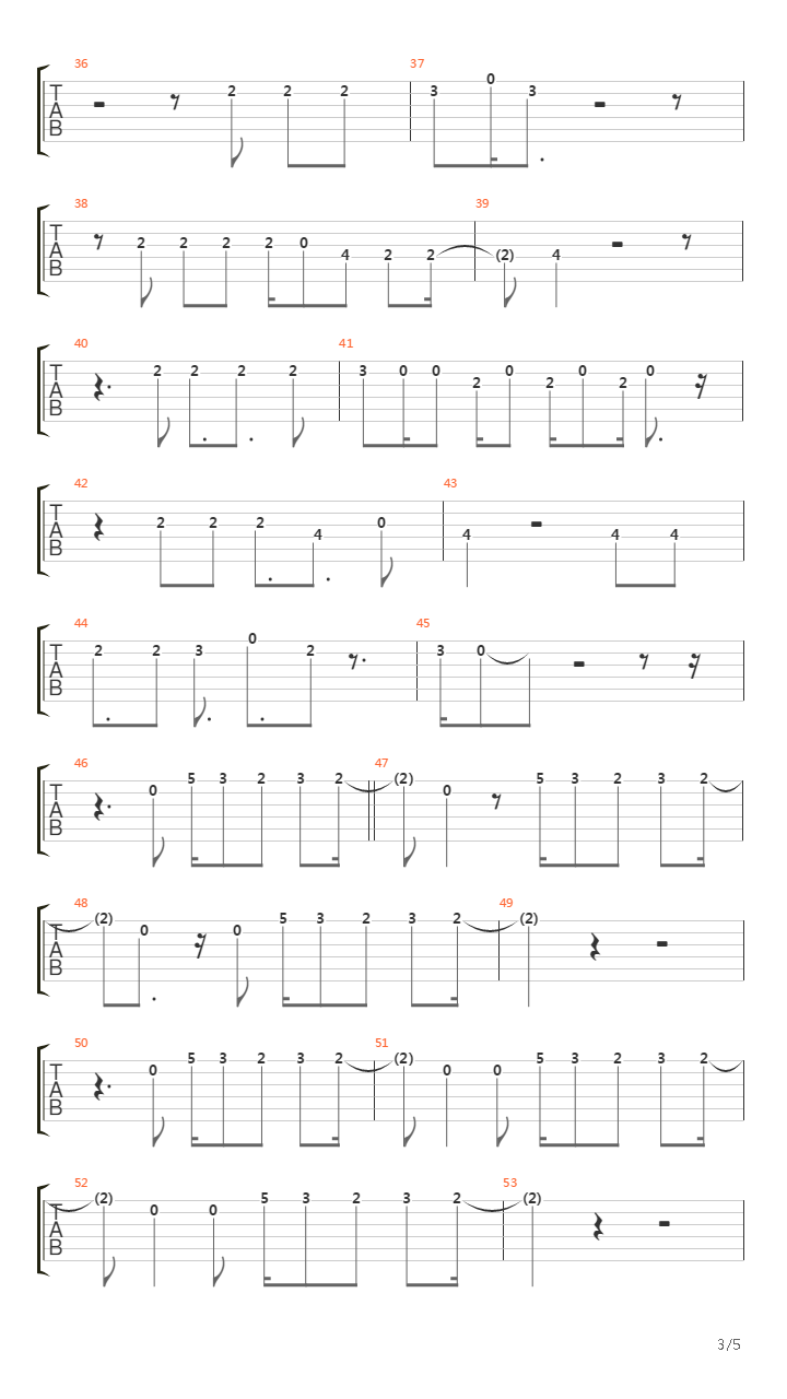 Junge吉他谱