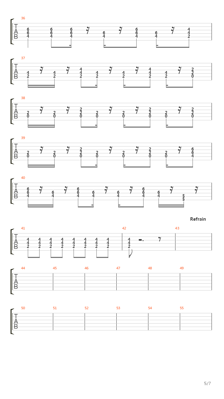 Langweilig吉他谱