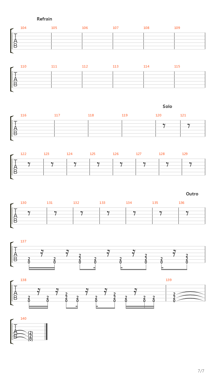 Langweilig吉他谱
