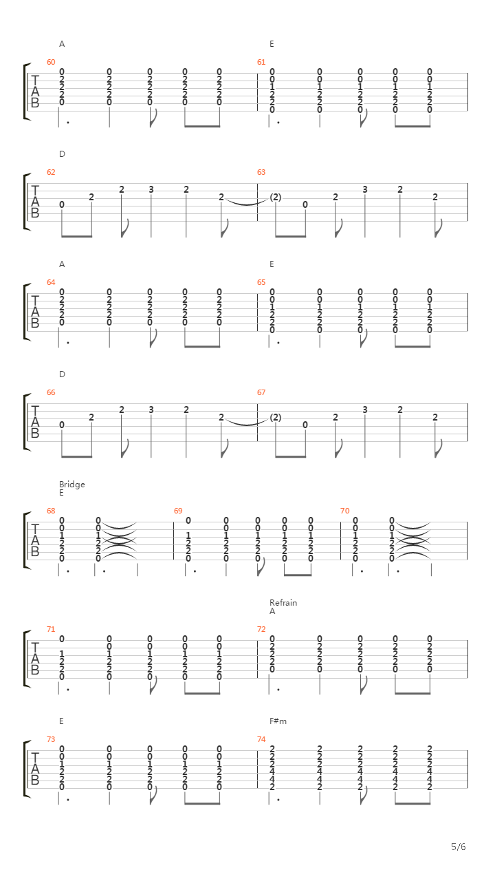 Manchmal Haben Frauen吉他谱