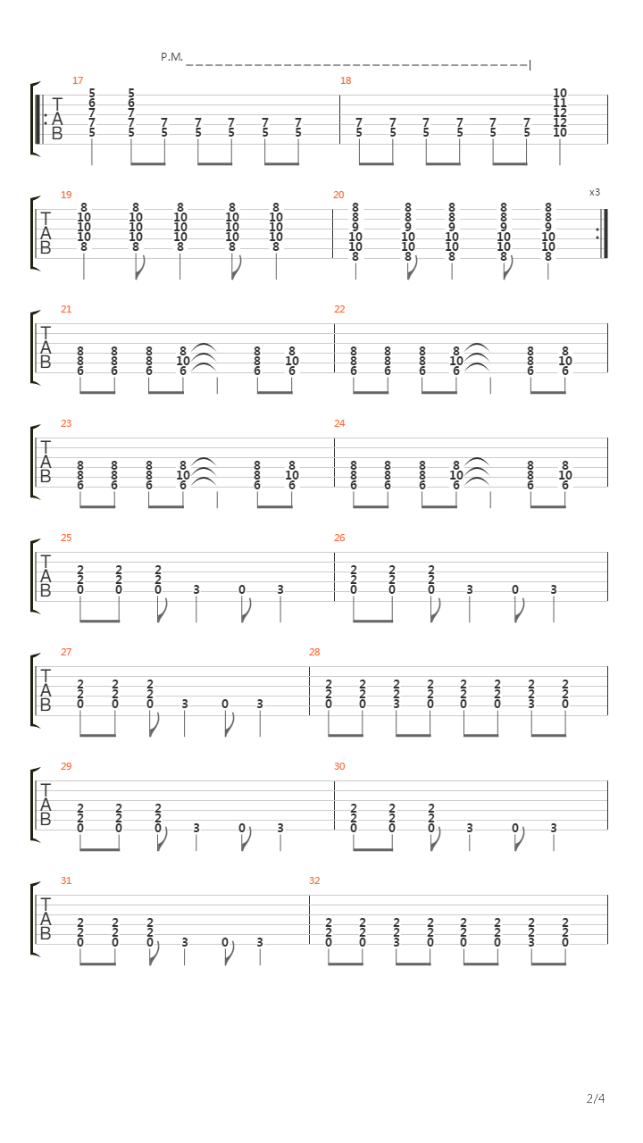 Mondo Bondage吉他谱