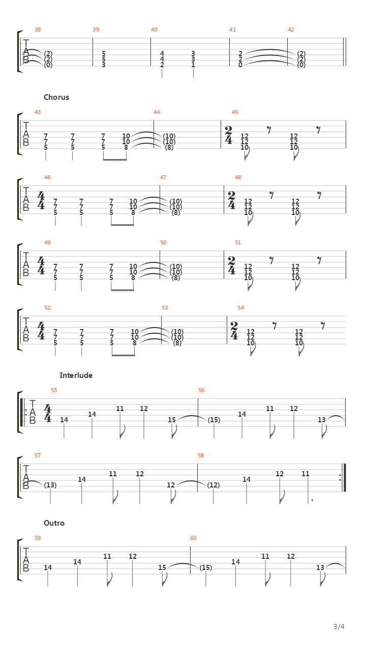 Opfer吉他谱