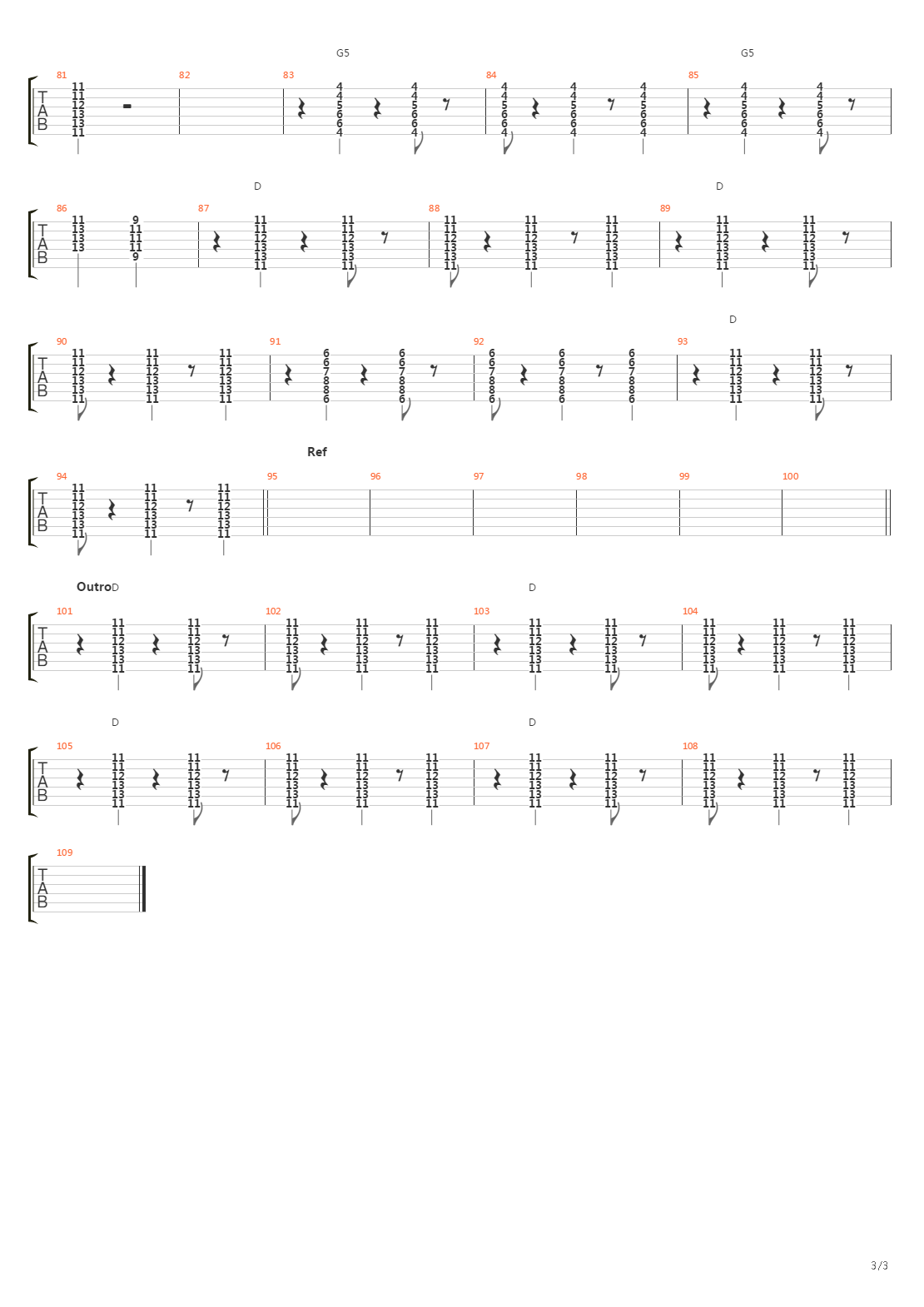 Zeidverschwaendung吉他谱