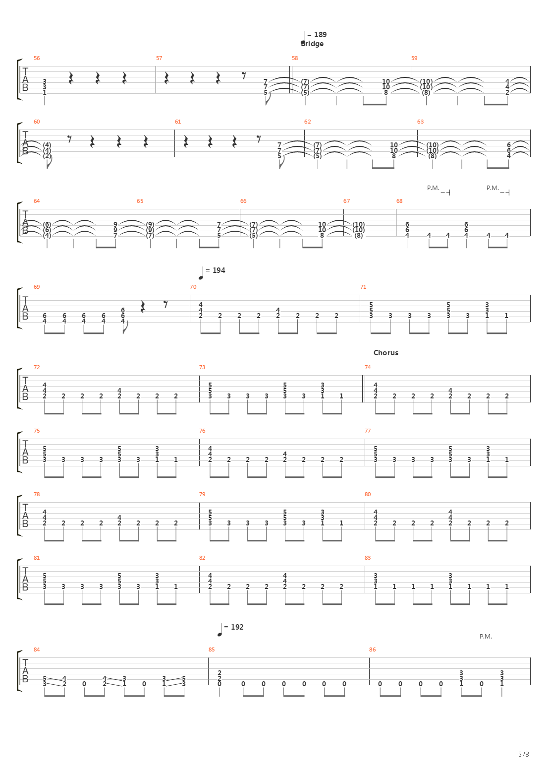 Beneath The Wheel吉他谱