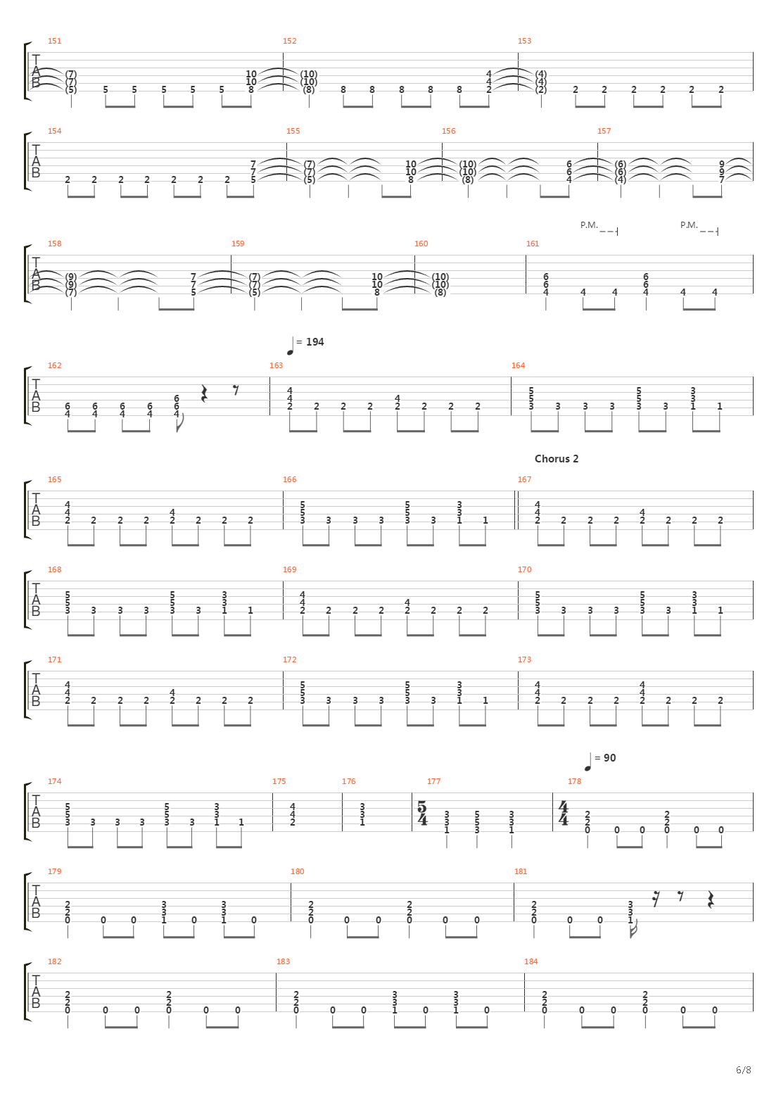 Beneath The Wheel吉他谱