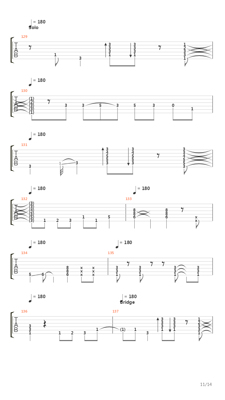 The General吉他谱