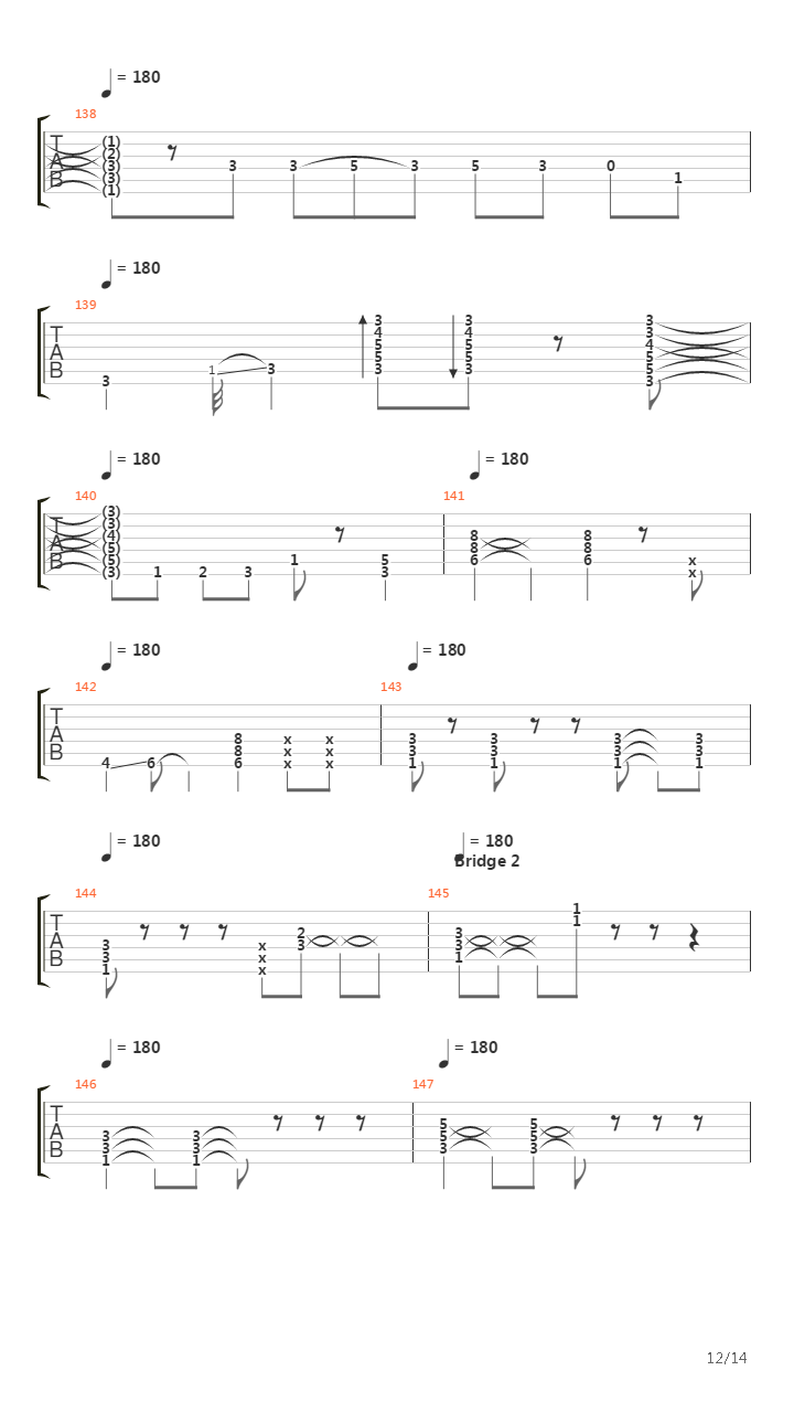 The General吉他谱