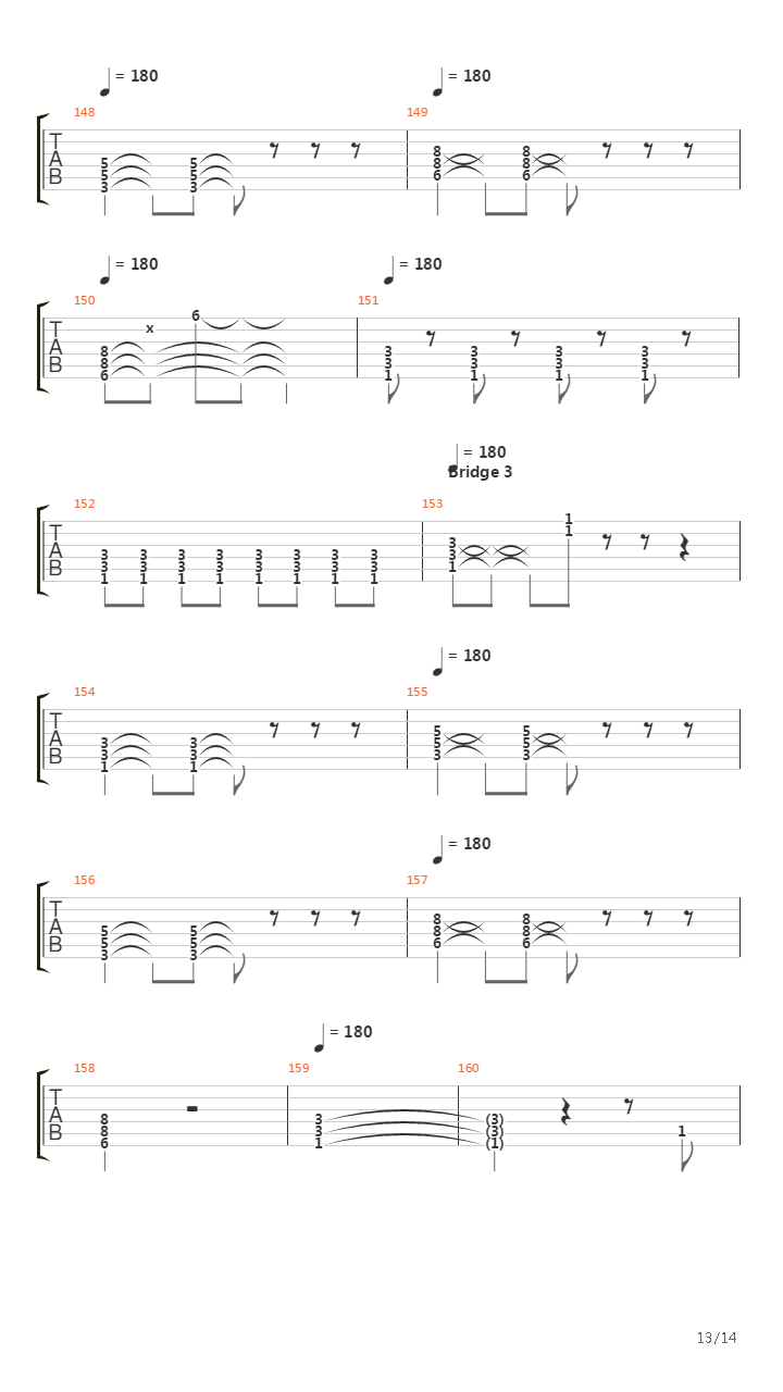 The General吉他谱