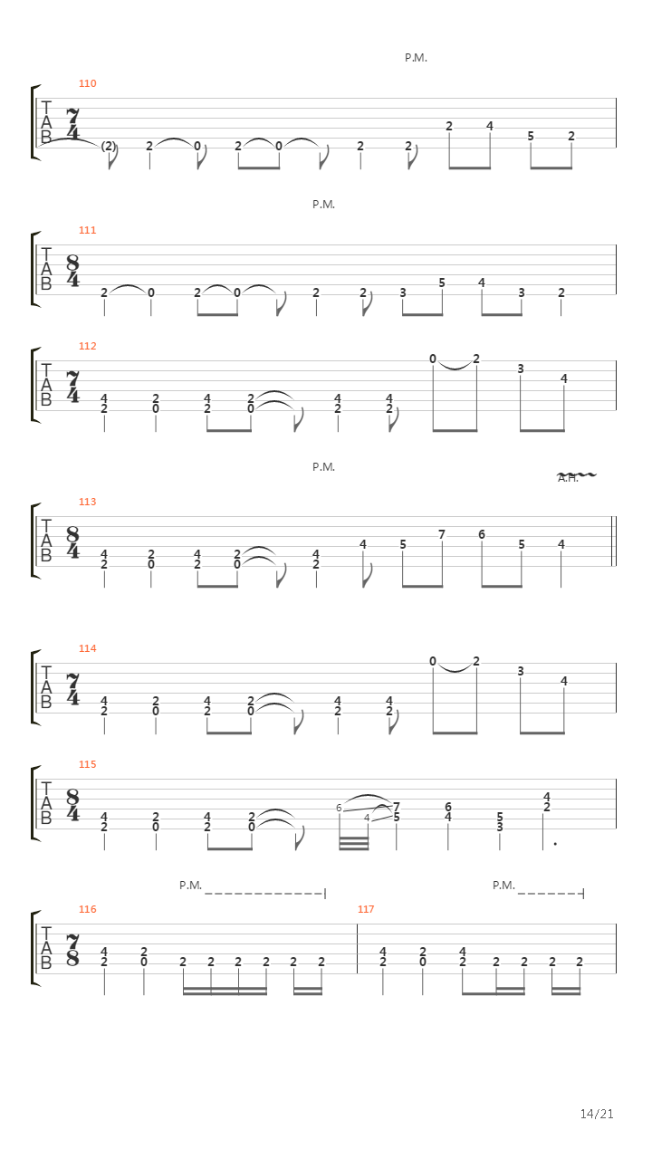 March Into Hell吉他谱