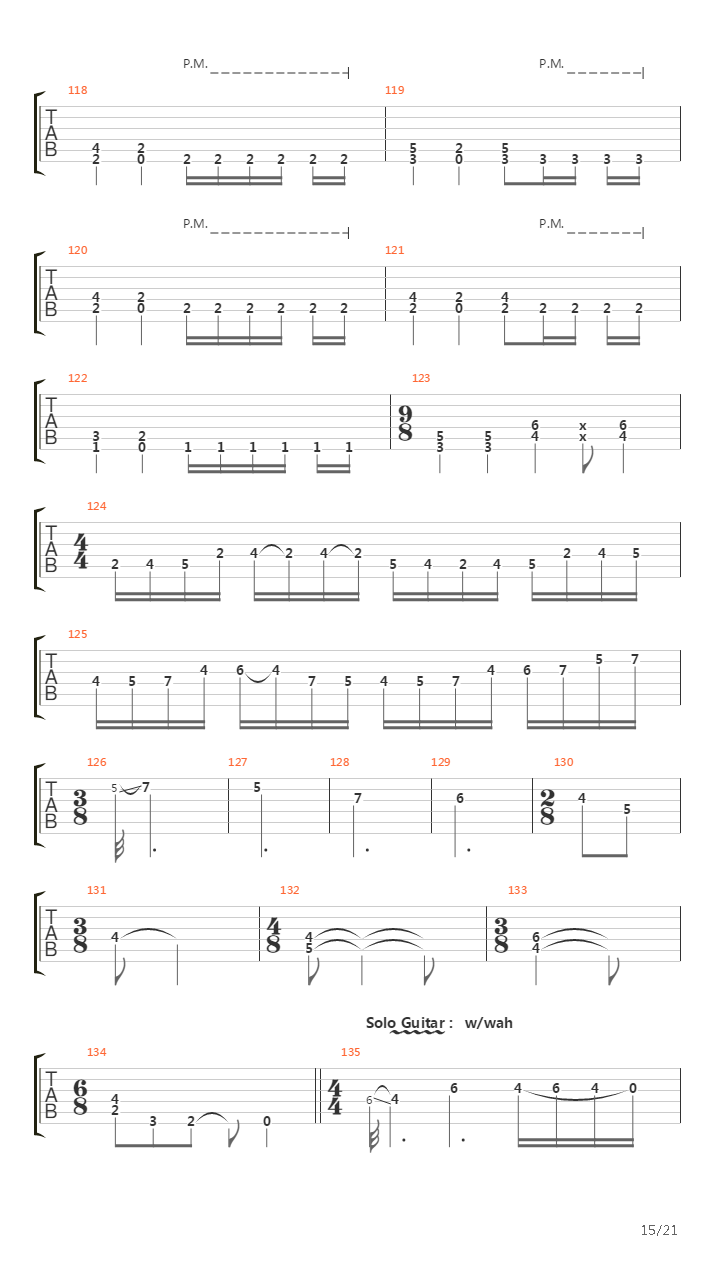 March Into Hell吉他谱