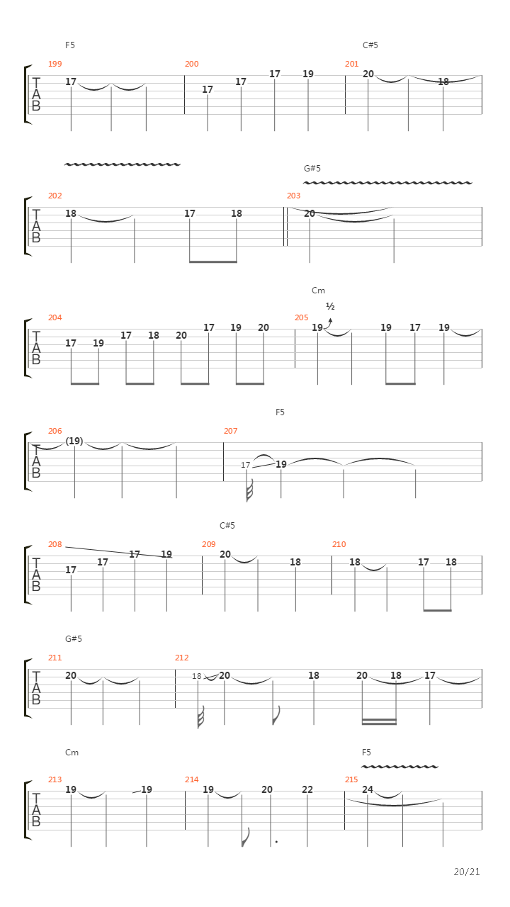 March Into Hell吉他谱