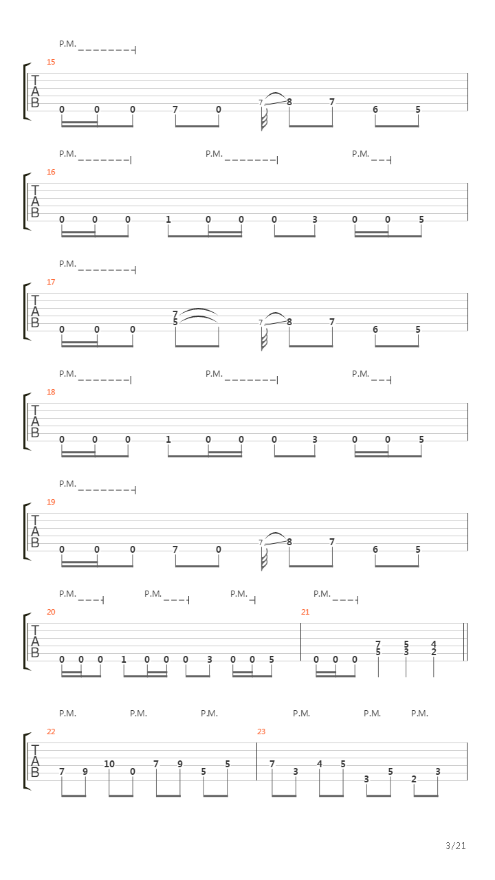 March Into Hell吉他谱