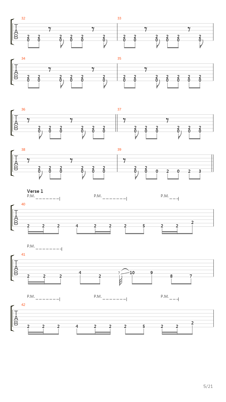 March Into Hell吉他谱