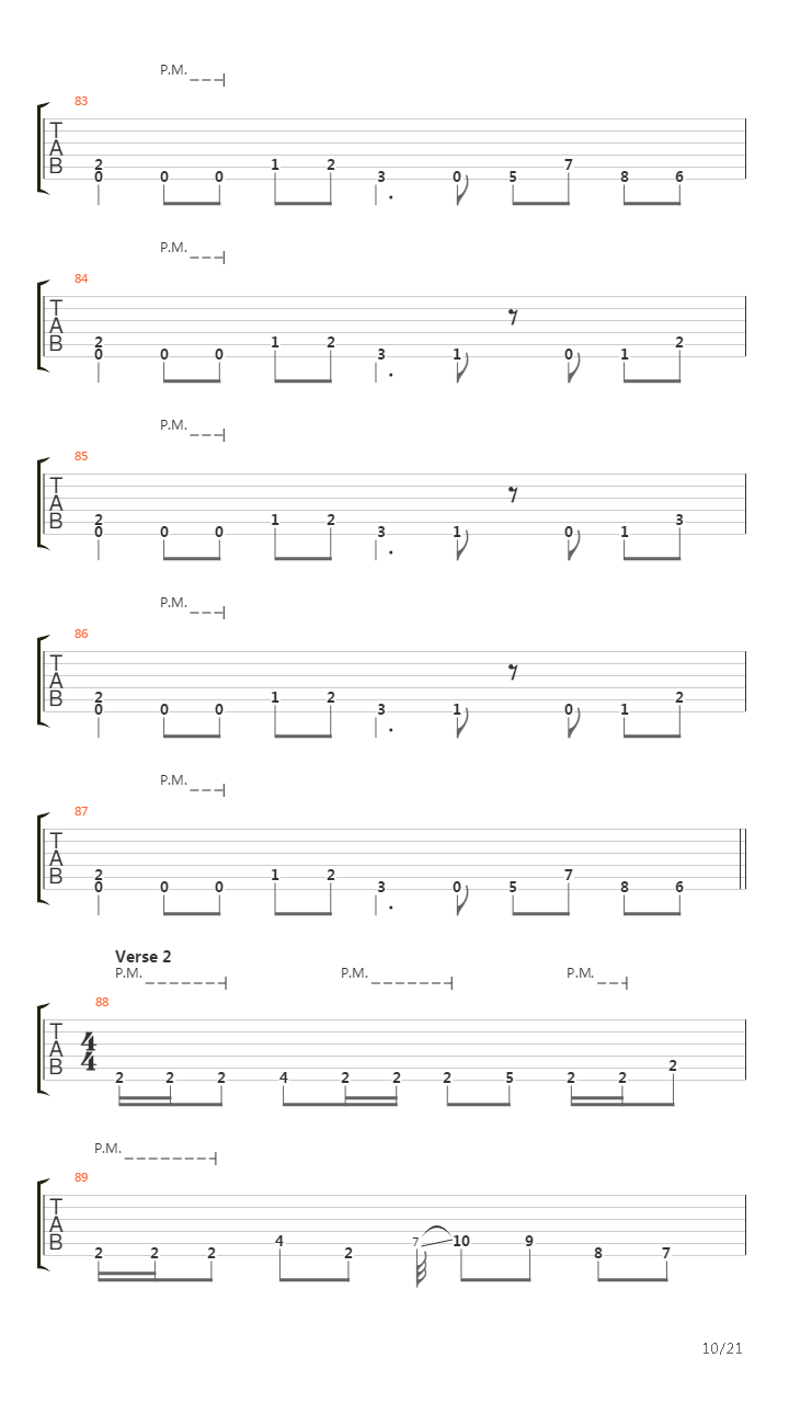 March Into Hell吉他谱