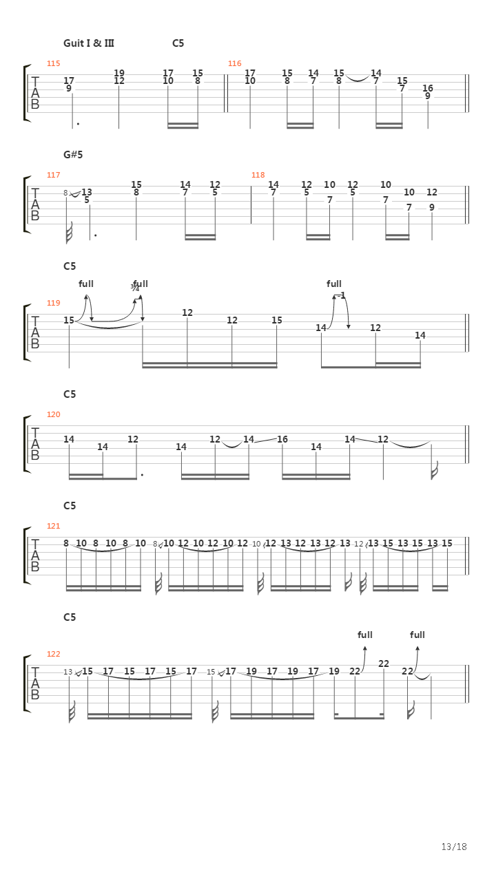 Nowhere To Hide吉他谱