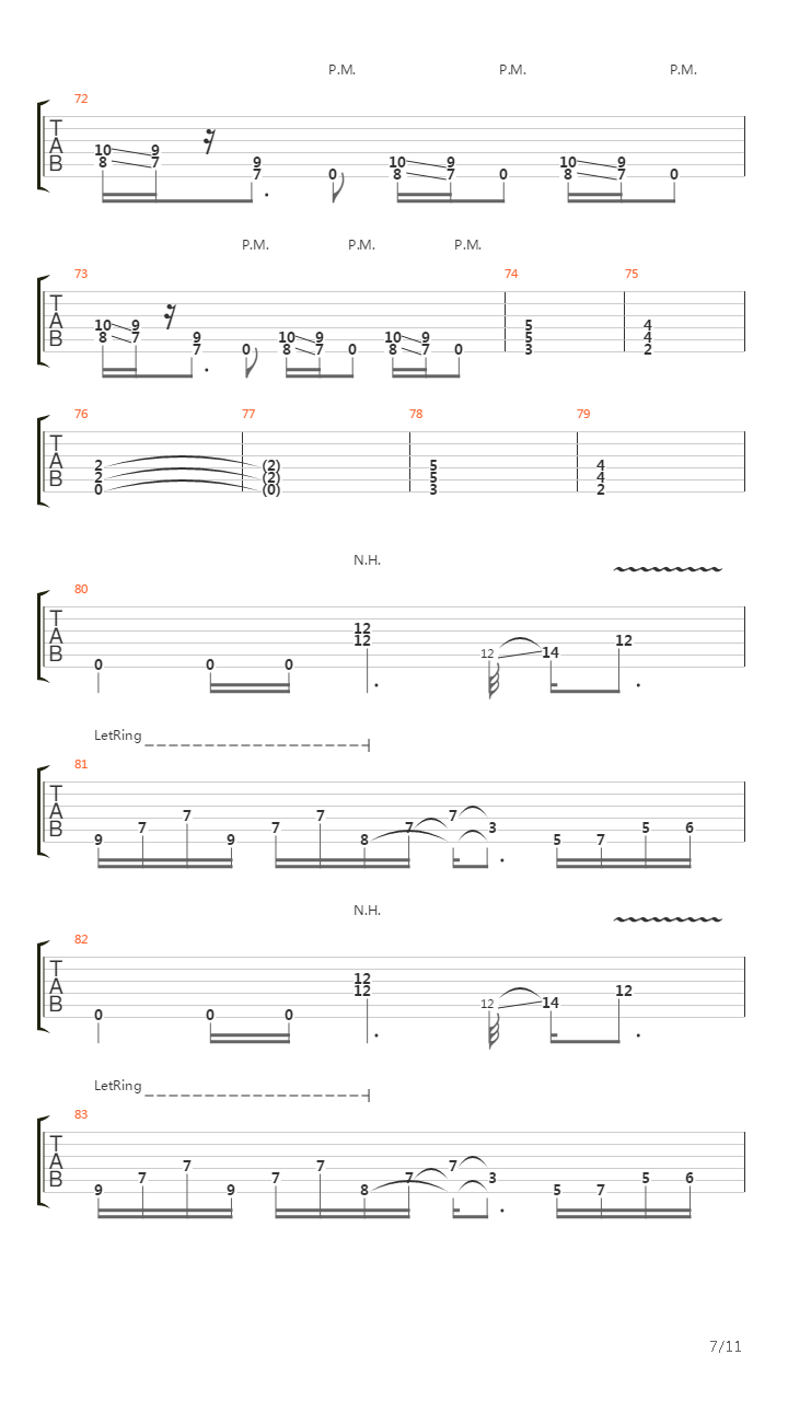 Ghosts Along The Mississippi吉他谱