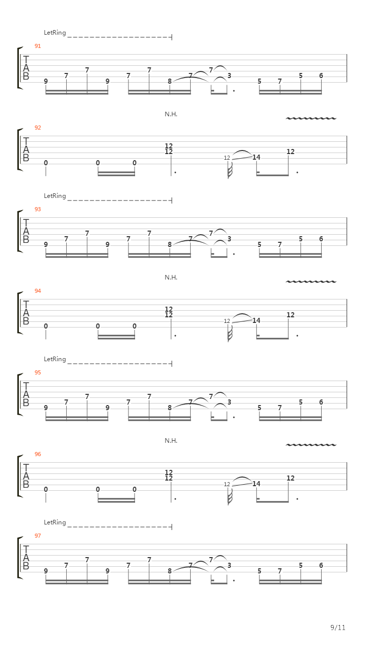 Ghosts Along The Mississippi吉他谱