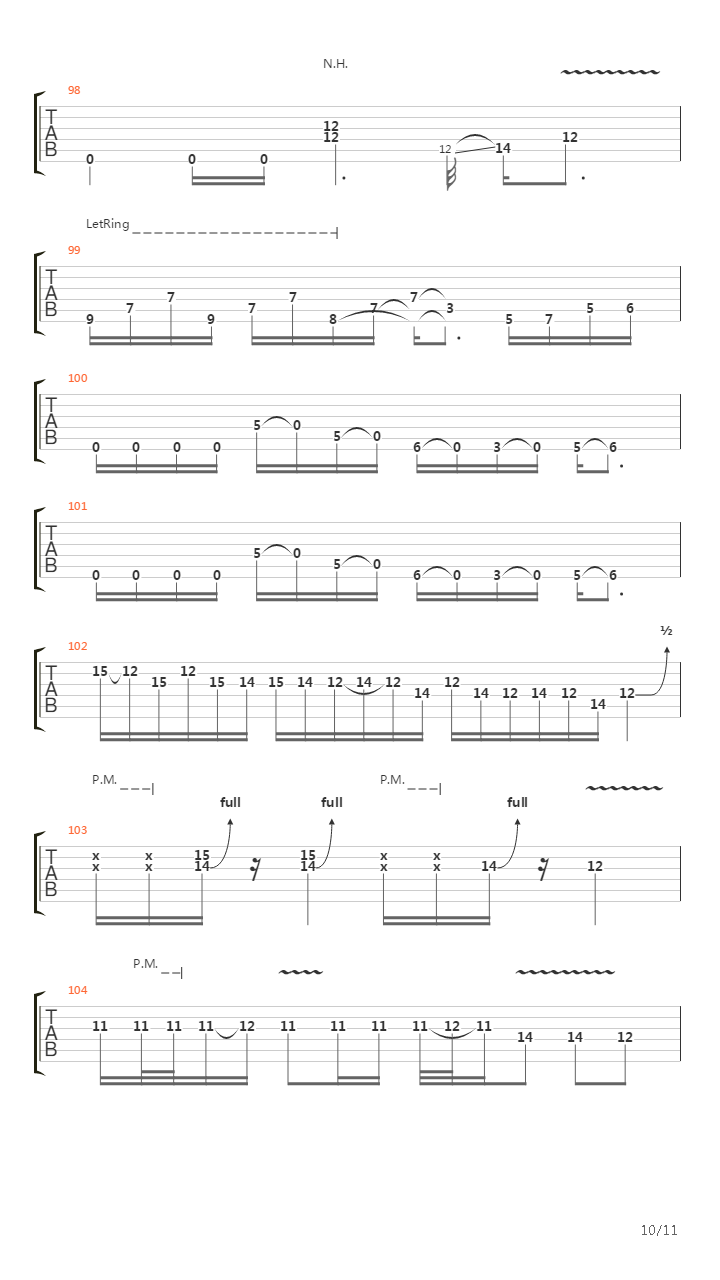 Ghosts Along The Mississippi吉他谱