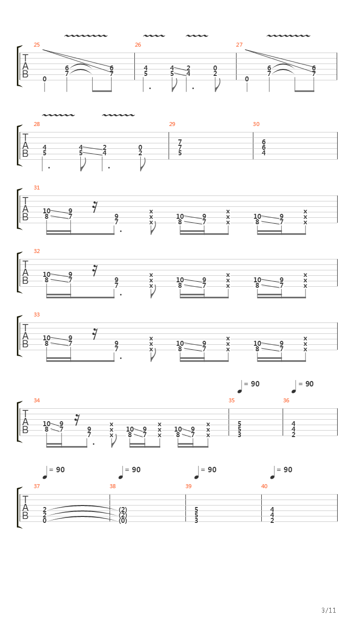 Ghosts Along The Mississippi吉他谱