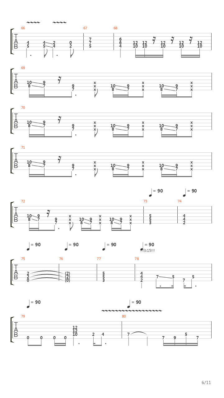 Ghosts Along The Mississippi吉他谱