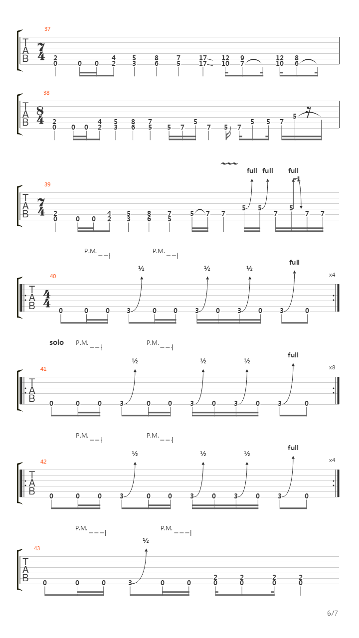 Lifer吉他谱