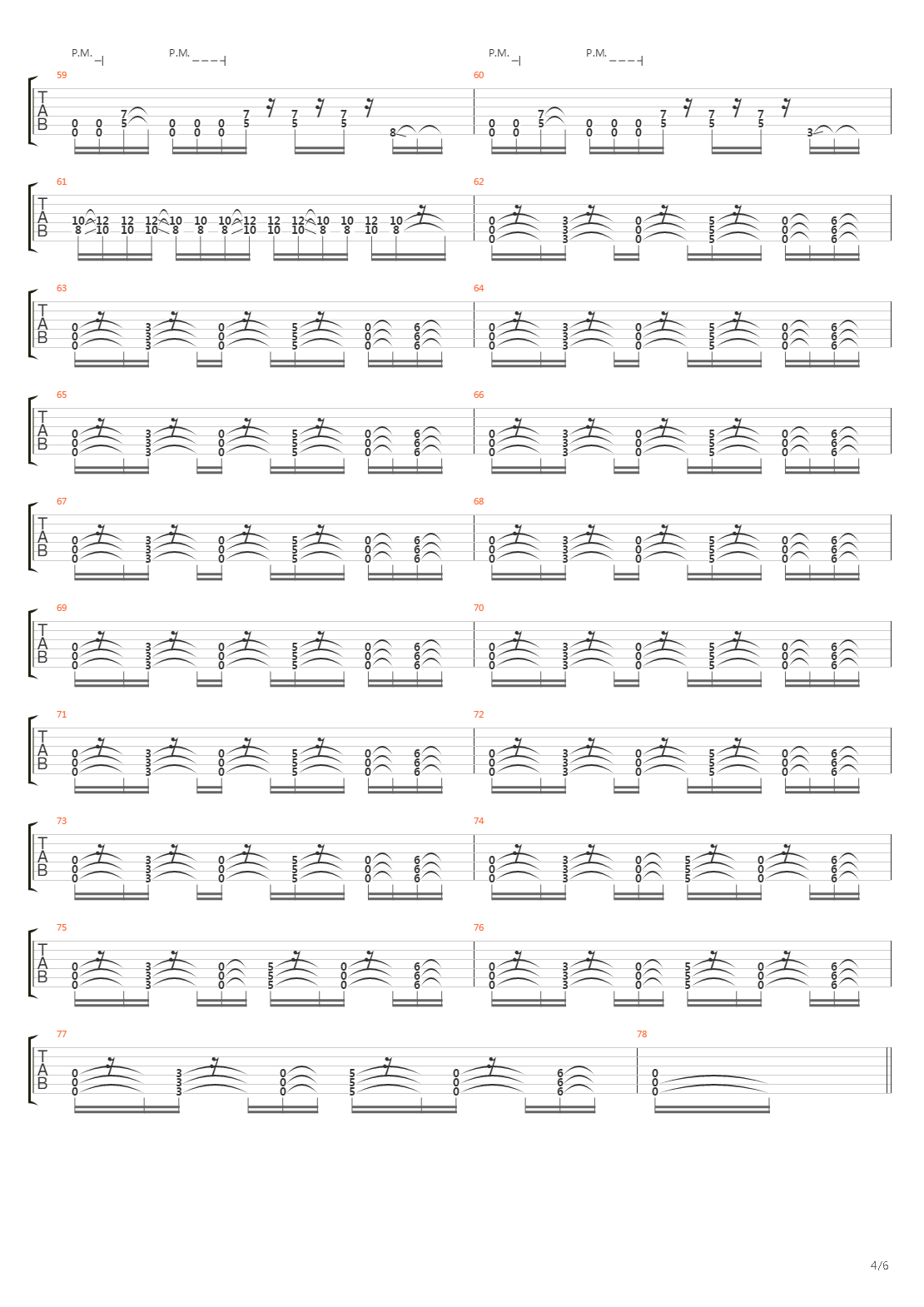 Lifer吉他谱