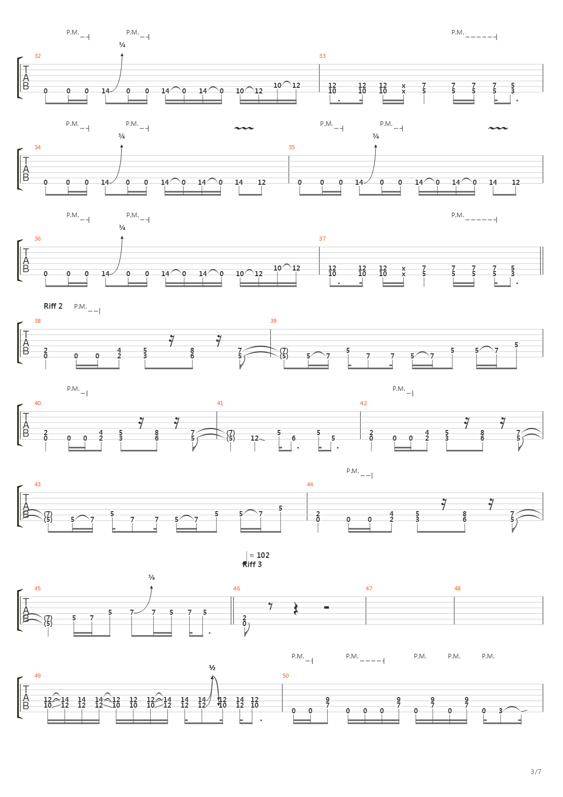 Lifer吉他谱