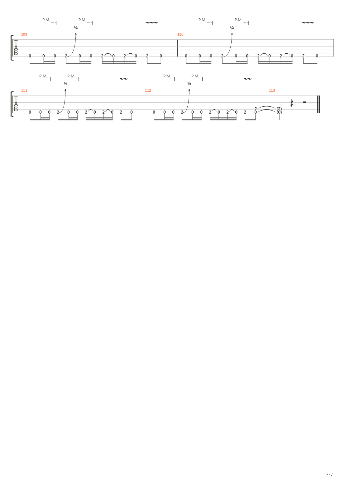 Lifer吉他谱