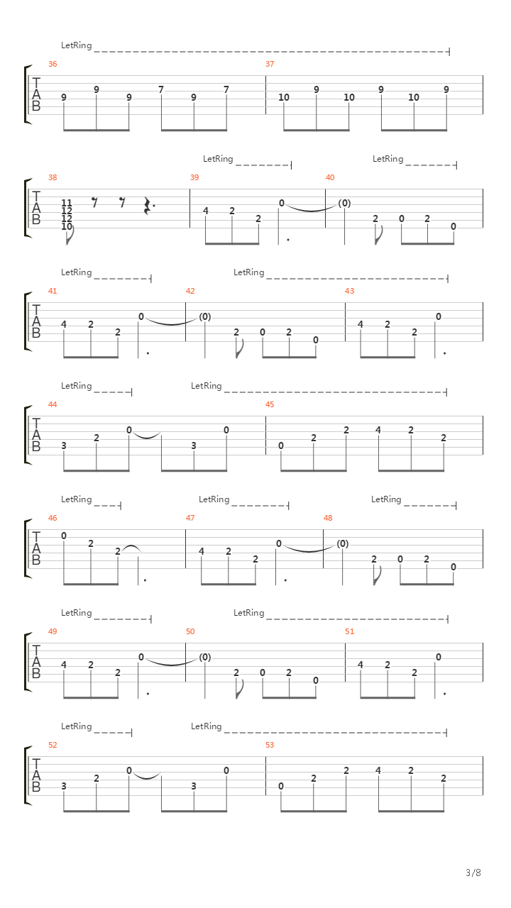 Alles Vergeht吉他谱