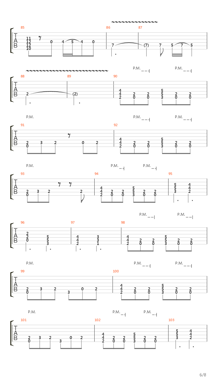 Alles Vergeht吉他谱