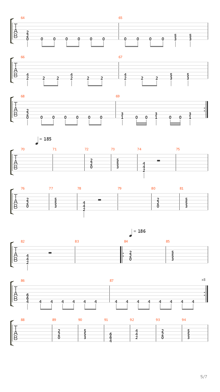 Beneath The Weel吉他谱