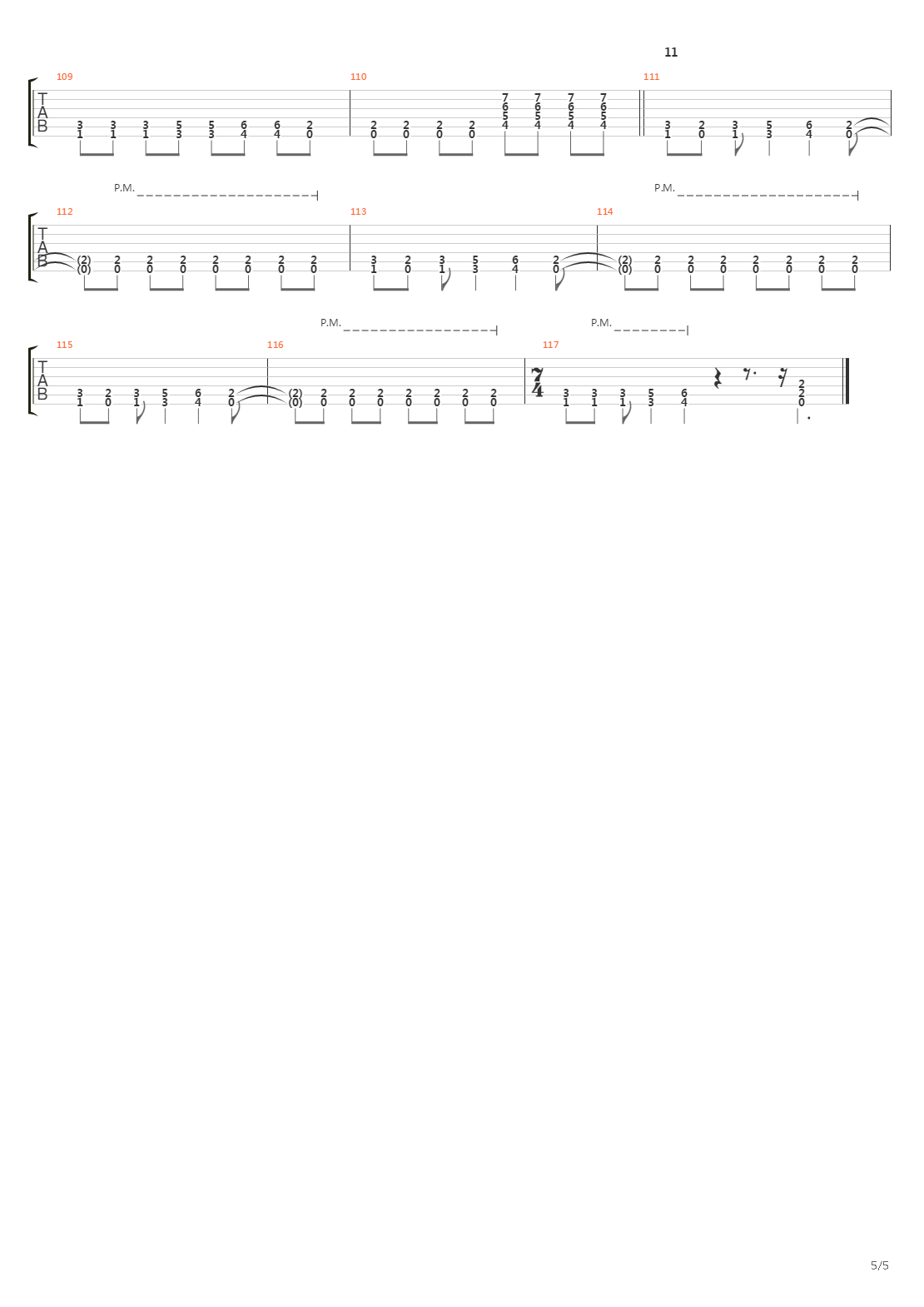 Panasonic Youth吉他谱