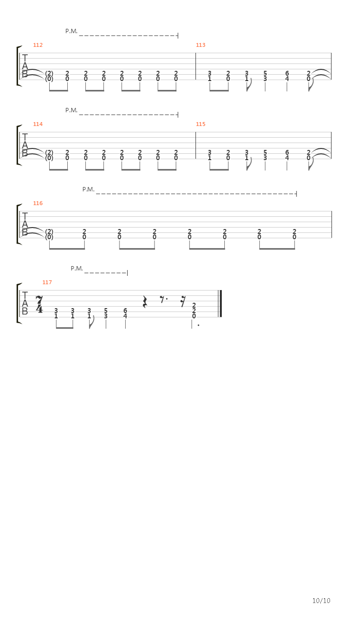 Panasonic Youth吉他谱