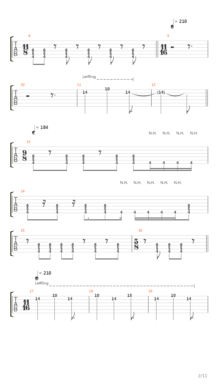 Panasonic Youth吉他谱