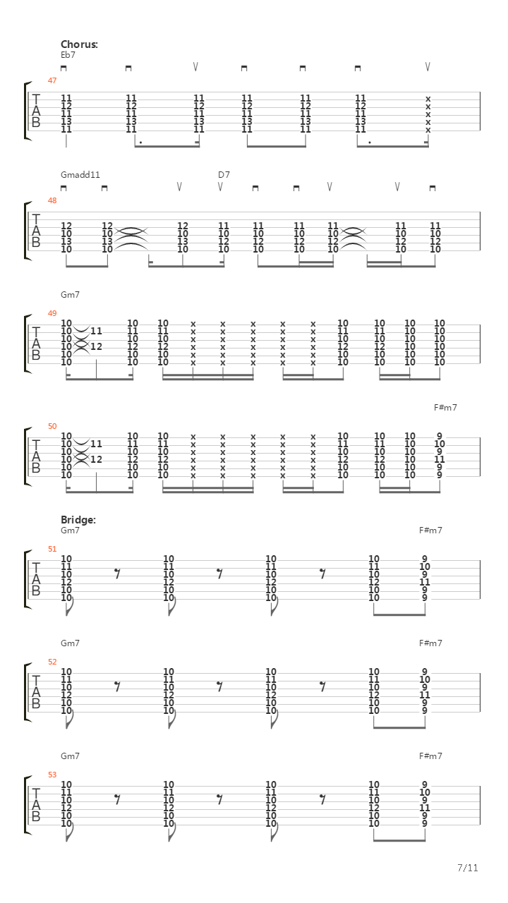Long Train Runnin吉他谱