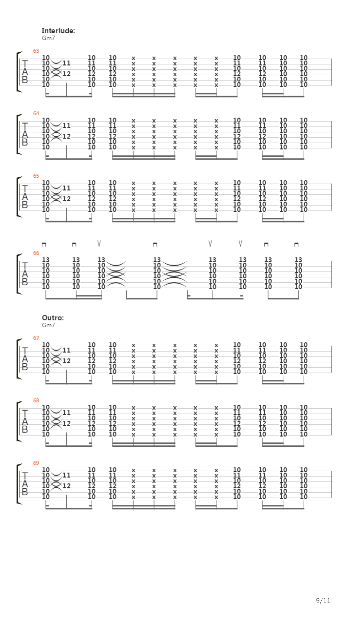Long Train Runnin吉他谱