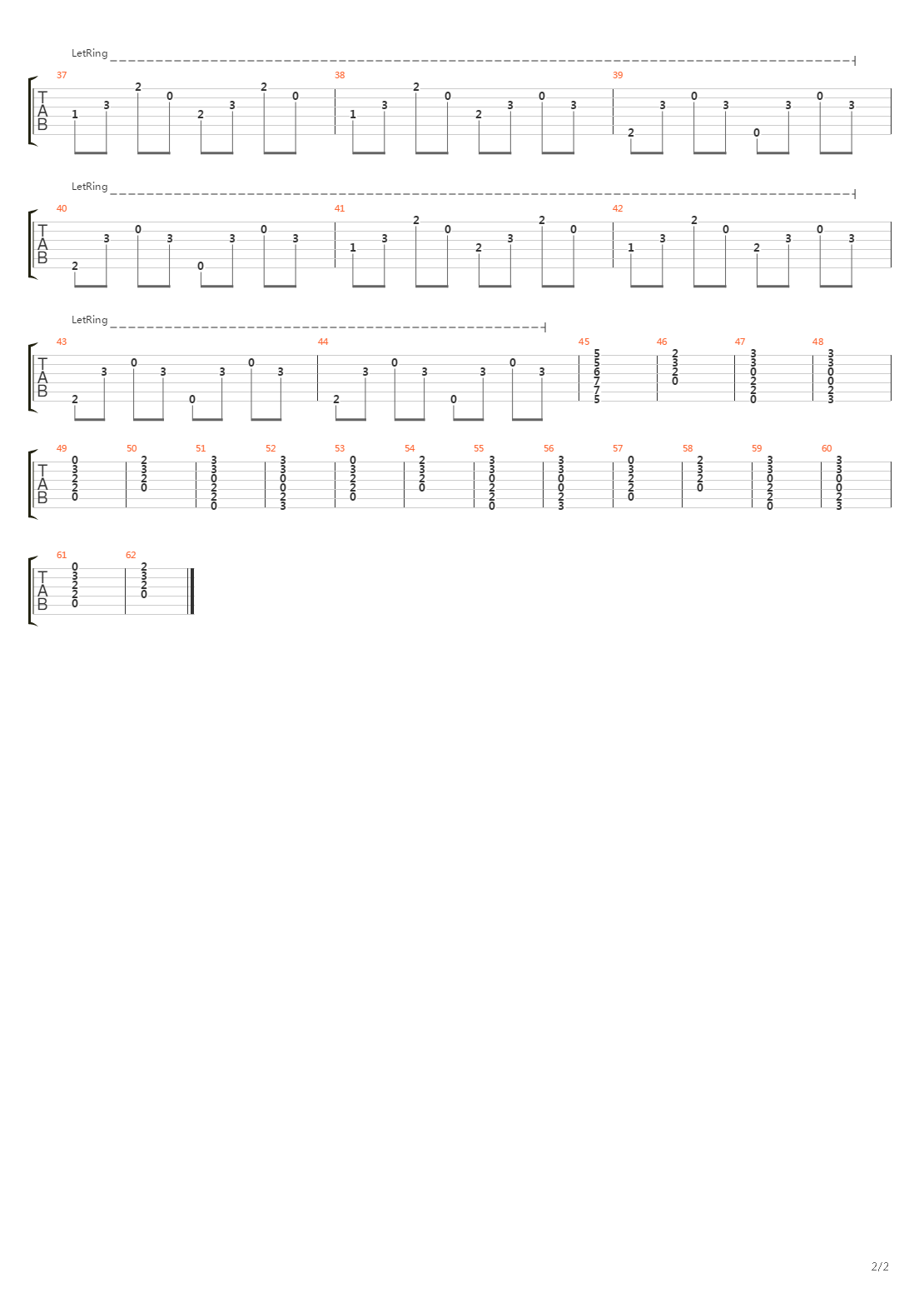 Zegar吉他谱