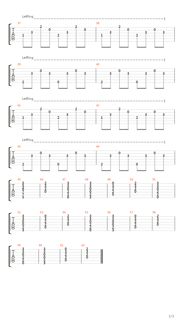 Zegar吉他谱