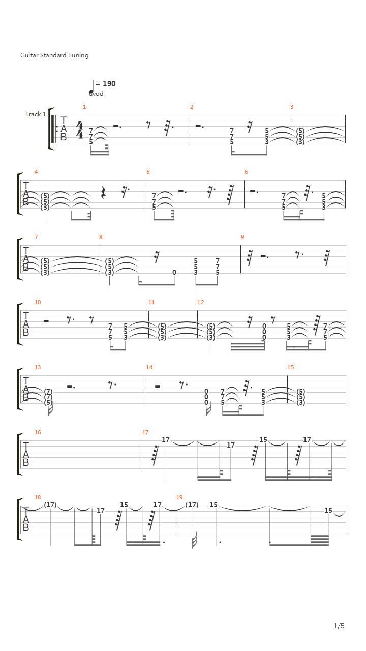 Krug吉他谱